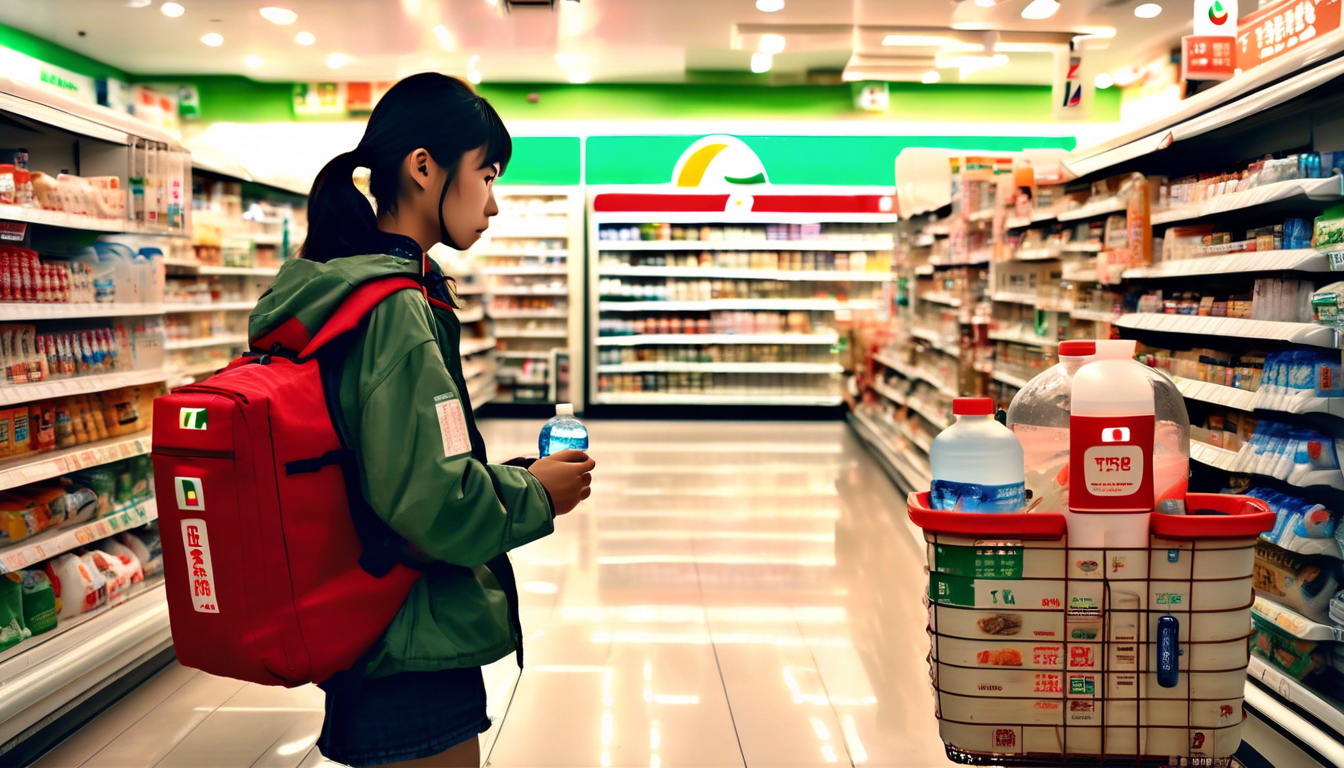 🌏日本旅行遇天災？10件便利店防災用品救你一命🛒